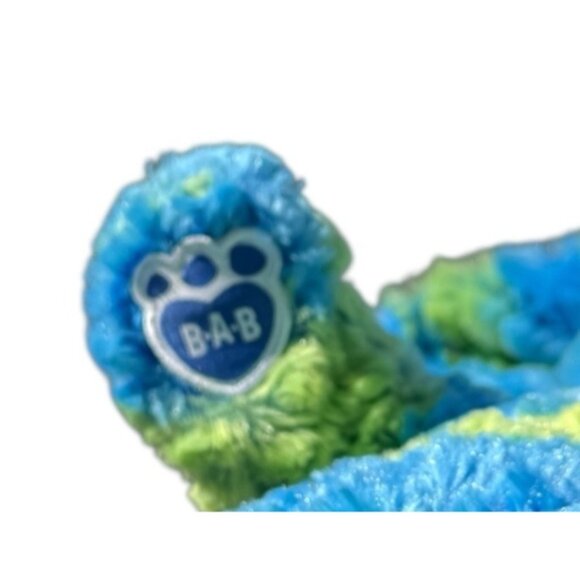 Build A Bear Plush Stuffed Bunny Rabbit Blue Green Stripes Support Pet Toy - Picture 15 of 16